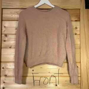 SO Cozy Pink Crew Neck Sweater